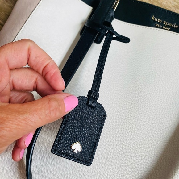 EUC Kate Spade Cameron Colorblock Saffiano Leather Laptop Tote Bag - Picture 14 of 16